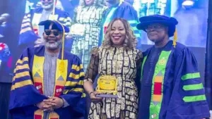 SONTA honours Prof. Robbin for excellence in theatre leadership