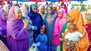 The wife of the Sokoto State Governor, Hajiya Fatima Ahmed Aliyu