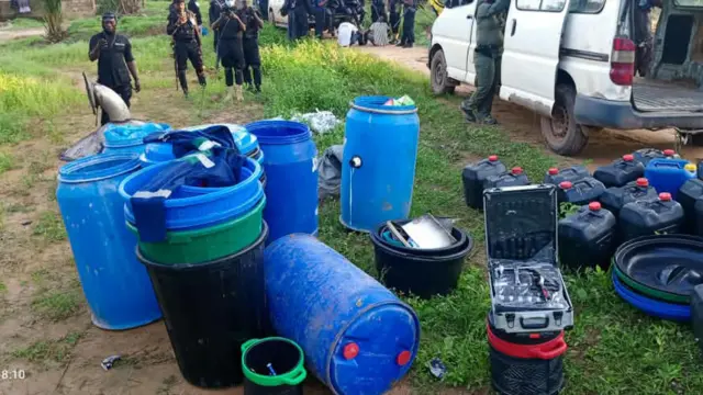Dismantled methamphetamine production site in Ebonyi State