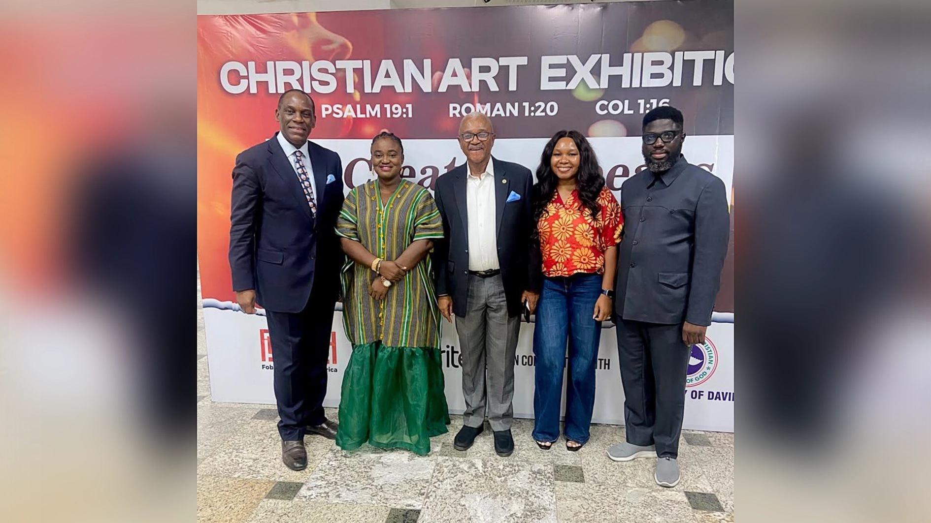 Trevor Akindele of RCCG City of David (left); Founder and Chair, Fobally Art World Africa, Folashade Abiola;  National Elder of RCCG, Jide Aiyegbusi; Director, Saviorite Ventures Limited, Derby Tolulope Afuye, and Director, Fobally Art Gallery, Kehinde Abiola, at the press conference in Lagos, recently.