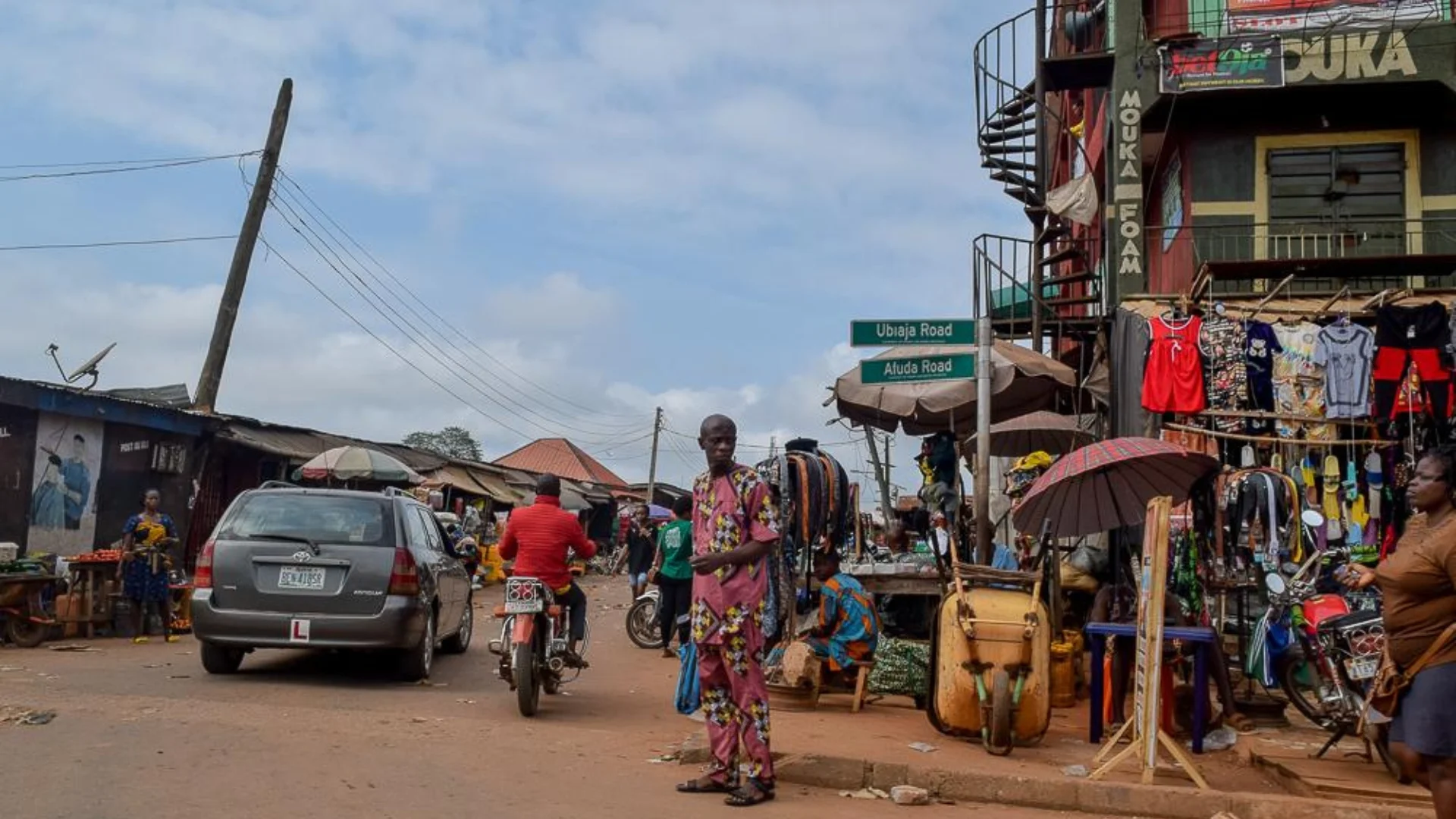 A view of Uromi in Edo State, Nigeria