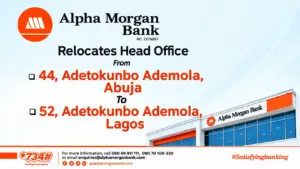Alpha Morgan Bank Office Relocation