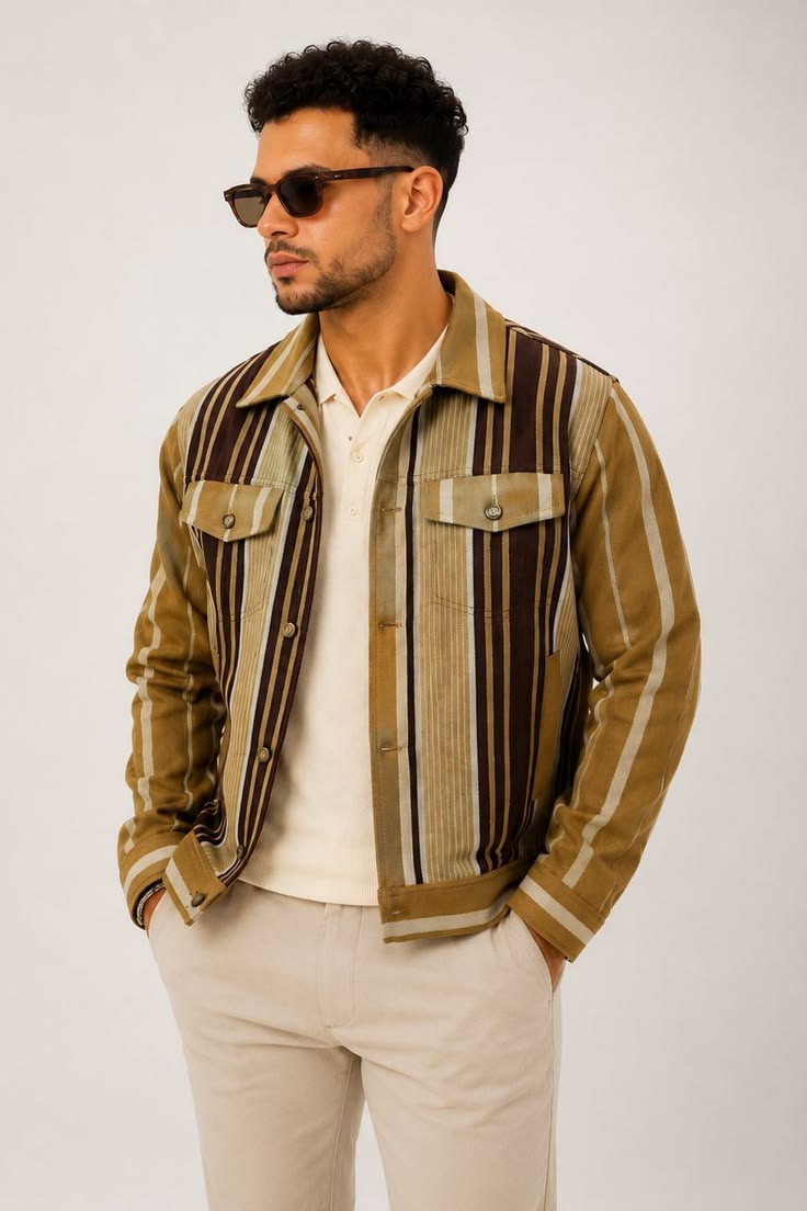 Aso-Oke Bomber Jacket - _ Contemporary Streetwear
