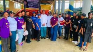 CRCi, NBA, FIDA memebers at the Degema local government council office complex