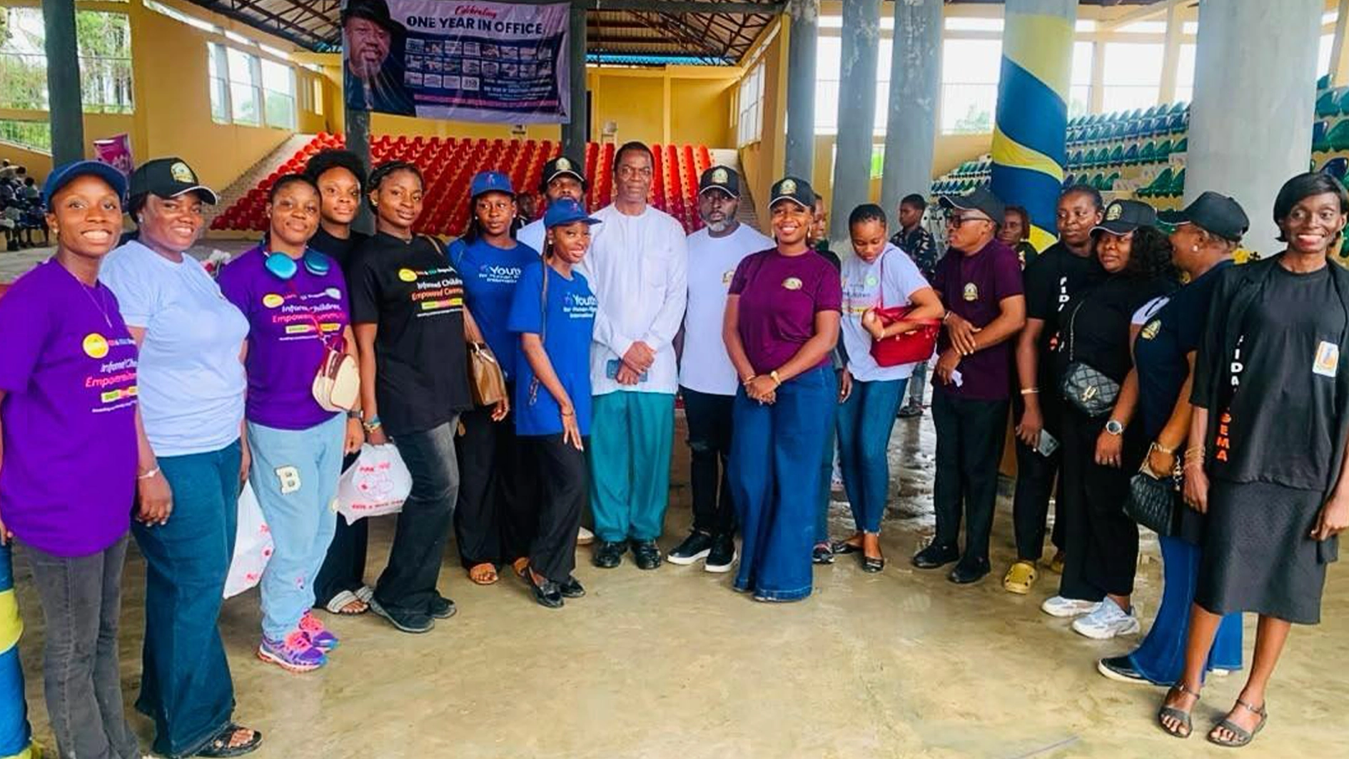 CRCi, NBA, FIDA memebers at the Degema local government council office complex