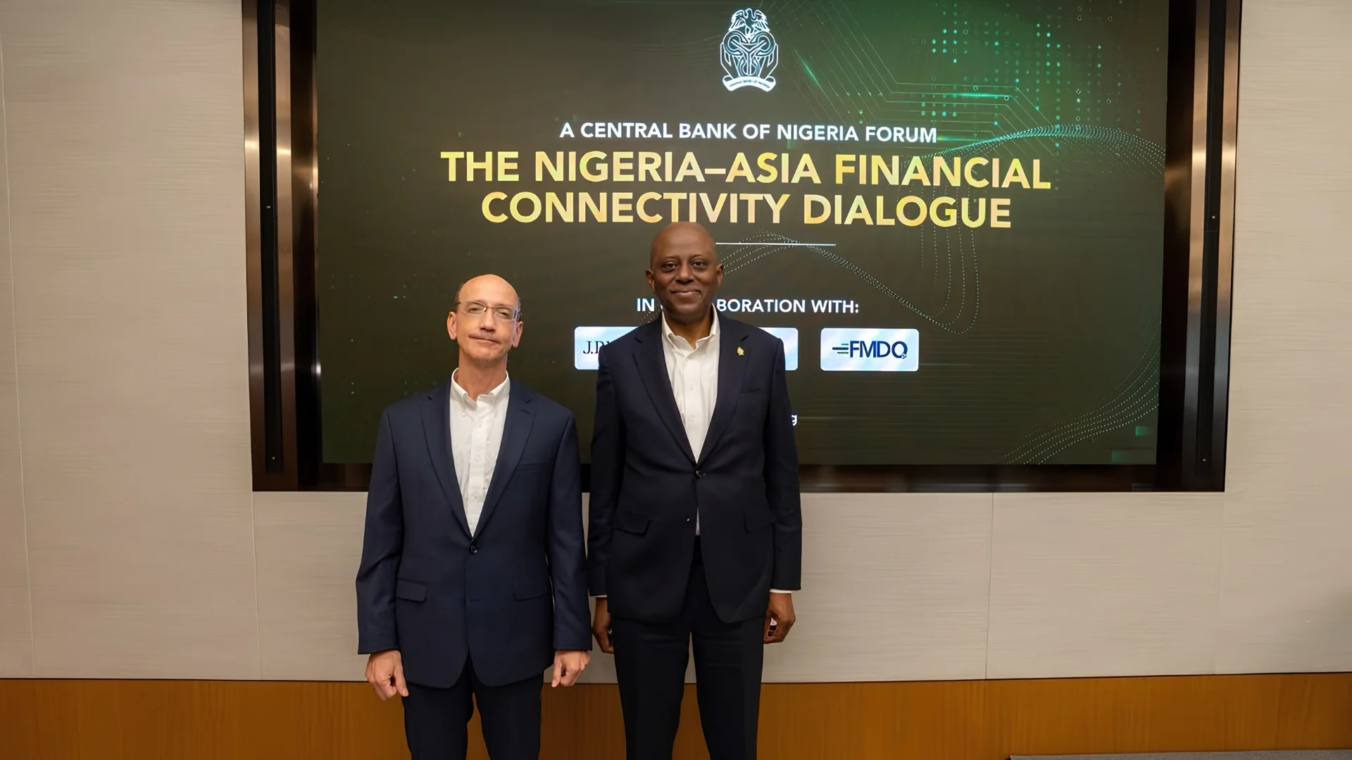 Central Bank of Nigeria Governor Olayemi Cardoso at the Nigeria–Asia Financial Connectivity Dialogue in Singapore.