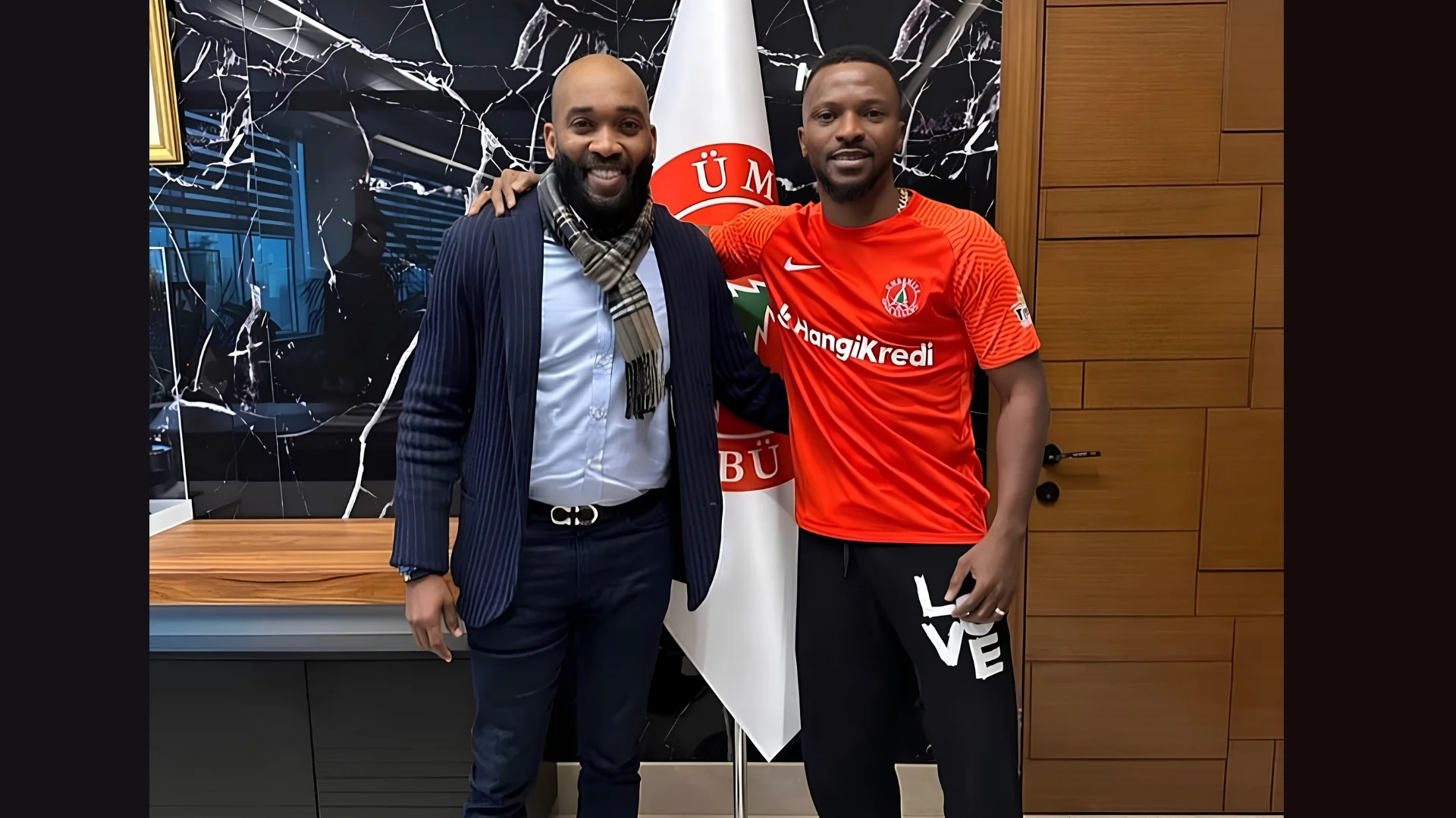 FIFA-licensed Nigerian-Canadian football agent Segun Ogunbayo and former Nigerian international Olanrewaju Kayode