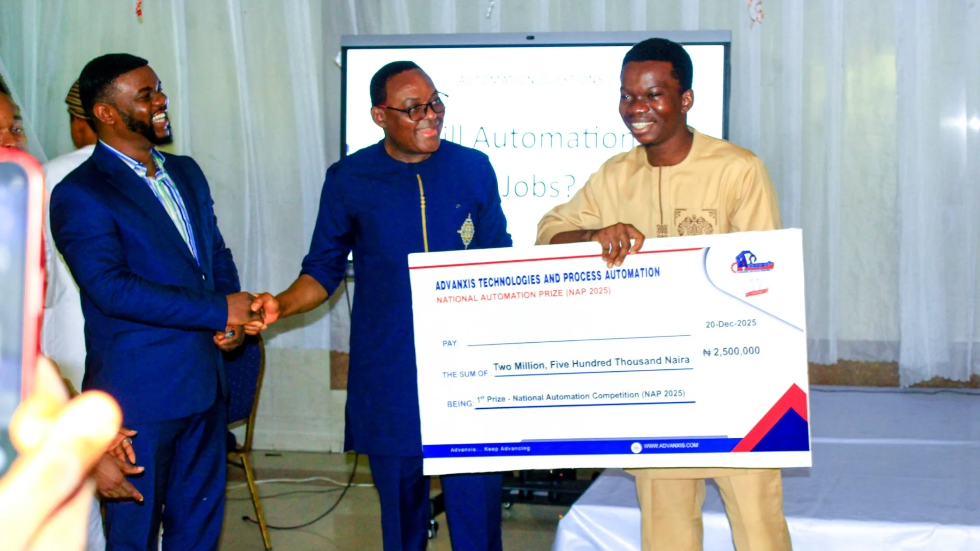 2nd Edition NAP 2025 award presentation
