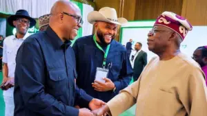 NDC Presidential candidate Peter Obi and President Bola Ahmed Tinubu