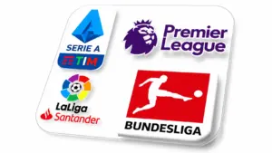 Premier League, La Liga, Bundesliga and Serie A