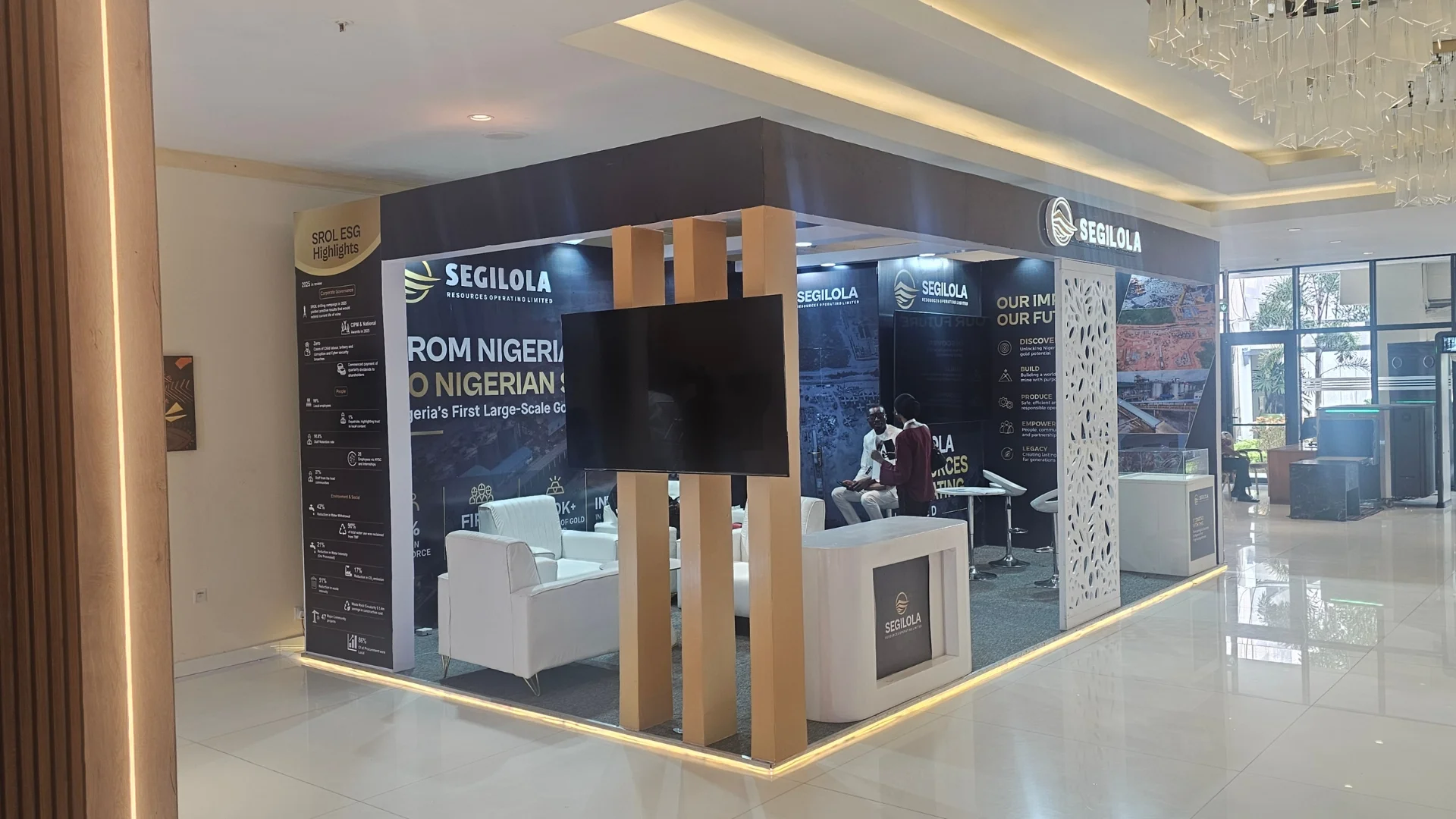 SROL's exhibition booth at NMW 2026
