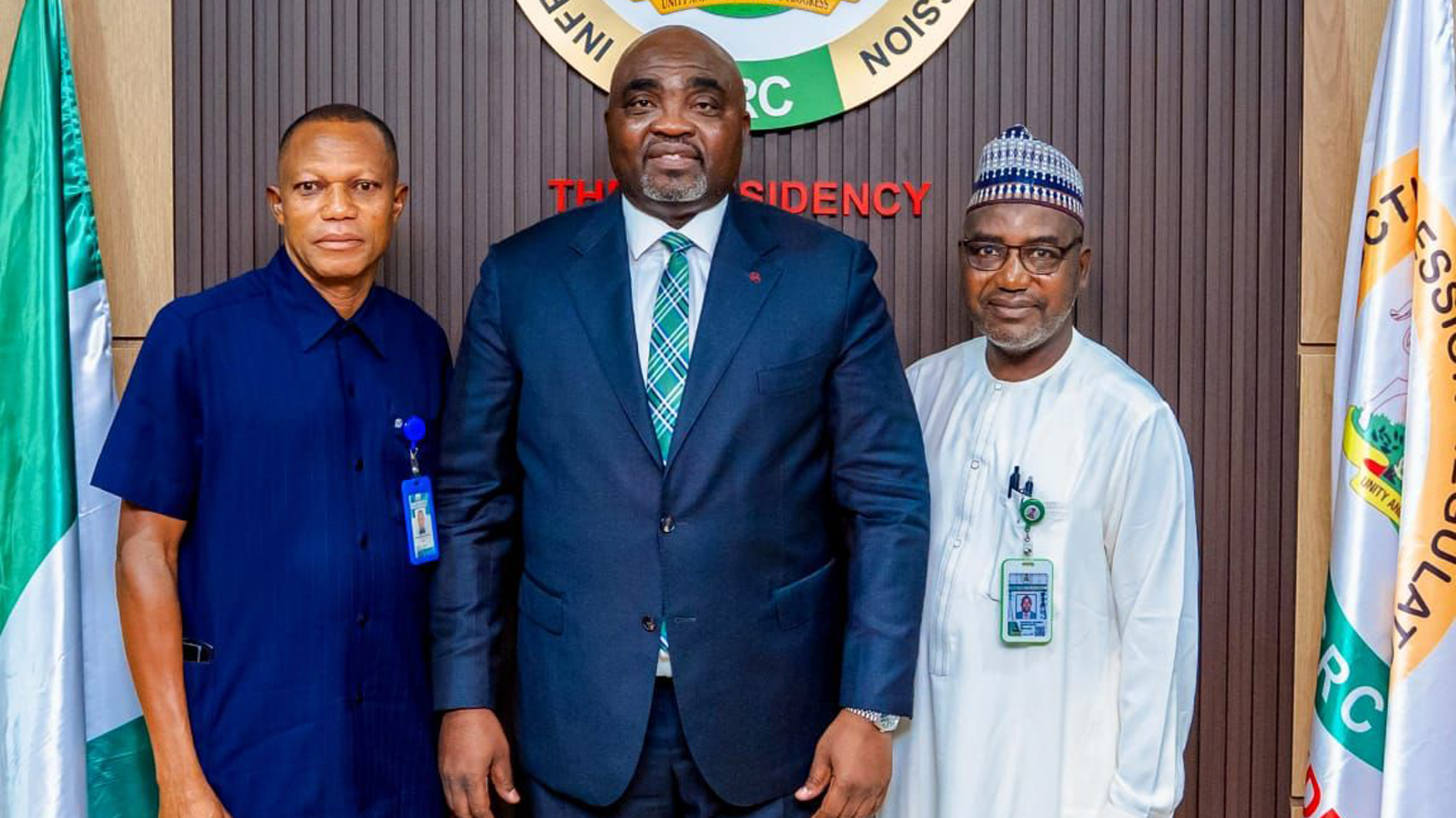 Director of Public-Private Partnership, Ministry of Water Resources, Zacheaus Akinjogbin (left); Director-General, Infrastructure Concession Regulatory Commission (ICRC), Dr Jobson Ewalefoh and Permanent Secretary, Federal Ministry of Power, Mahmuda Mamman during a stakeholders’ meeting to review and optimise the 700MW Zungeru Hydropower Project in Abuja, yesterday.