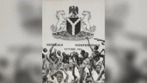 Young kids celebrate Nigeria’s independence in 1960