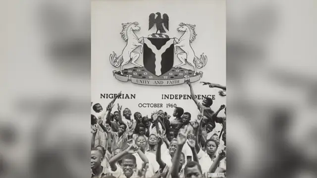 Young kids celebrate Nigeria’s independence in 1960