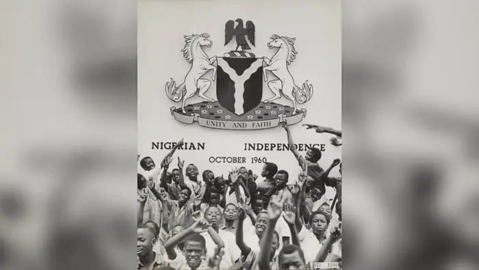 Young kids celebrate Nigeria’s independence in 1960