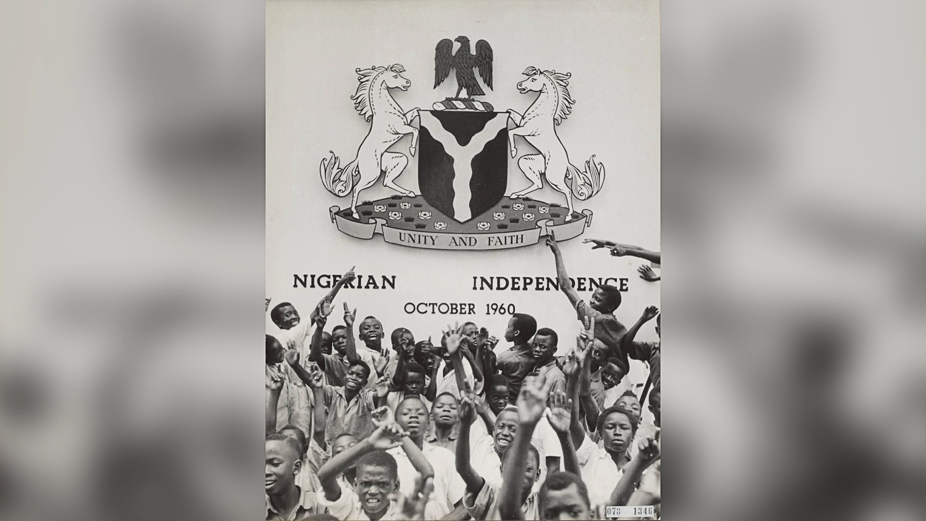 Young kids celebrate Nigeria’s independence in 1960