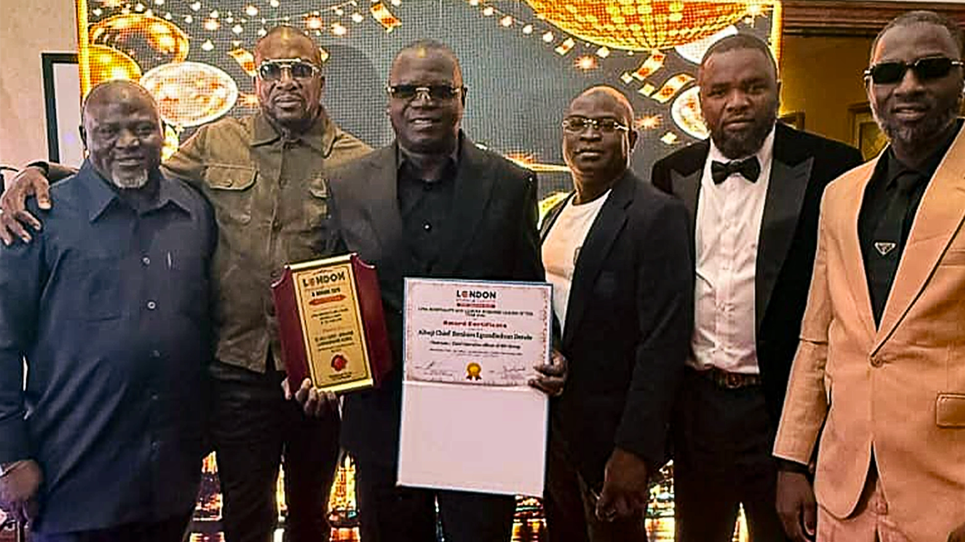 Chief Ibrahim Dende Egungbohun, urges global investors to look to Nigeria after London award