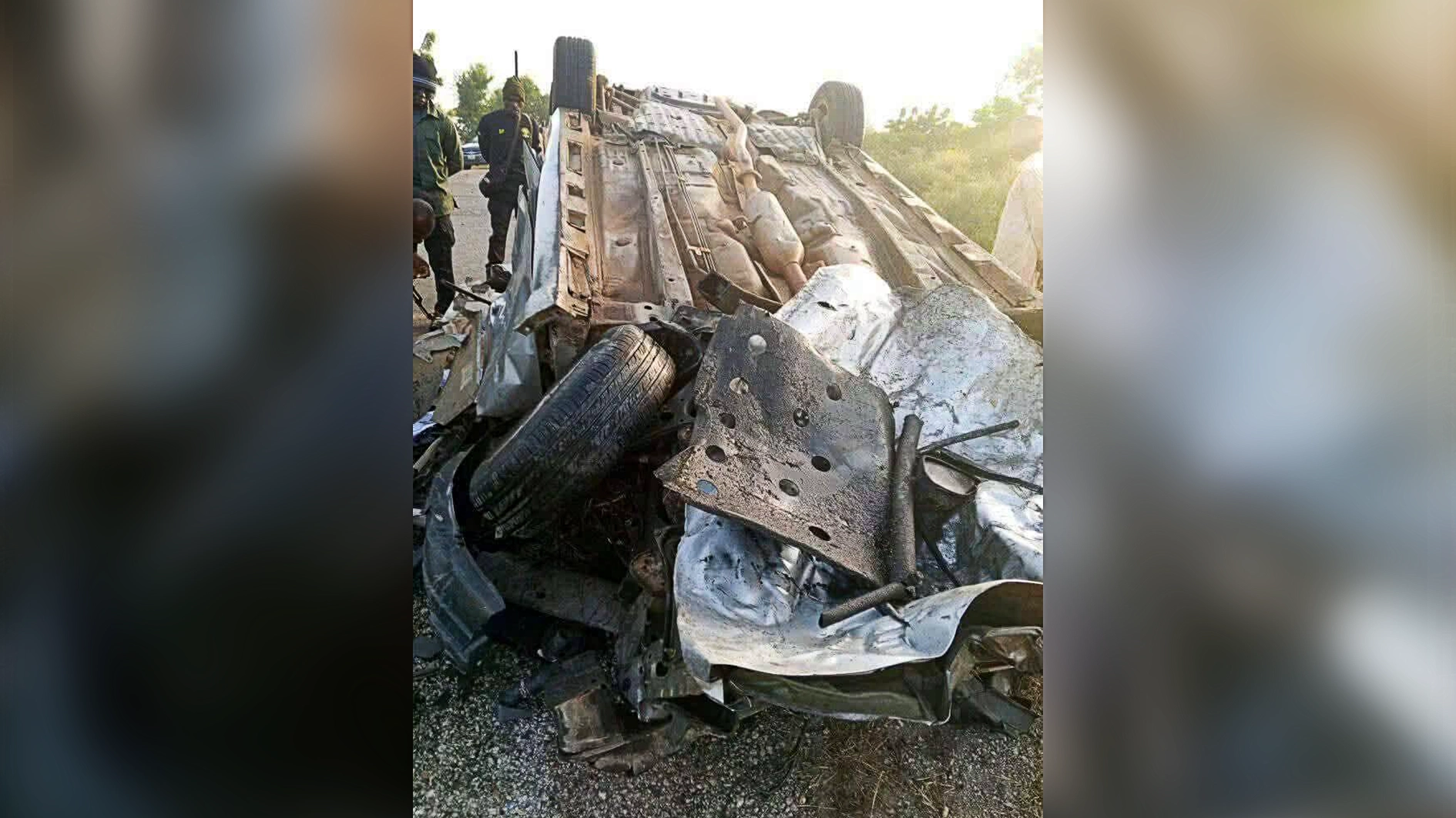 Bauchi accident scene.