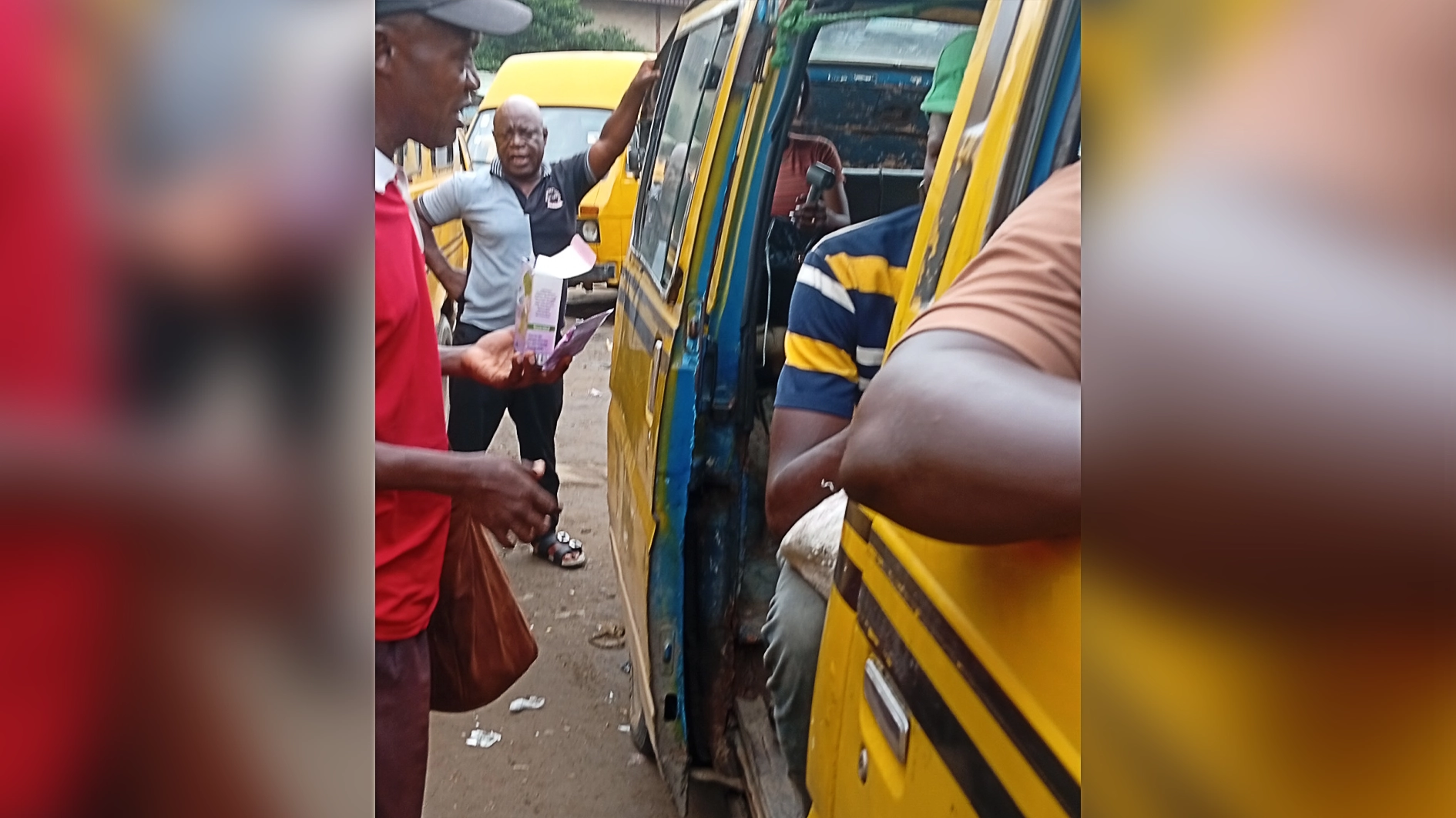 Ojota Bus park.			      PHOTO: GLORY SUNDAY