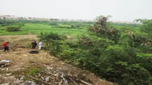 The  land  located at Shangisha Magodo GRA phase 2.