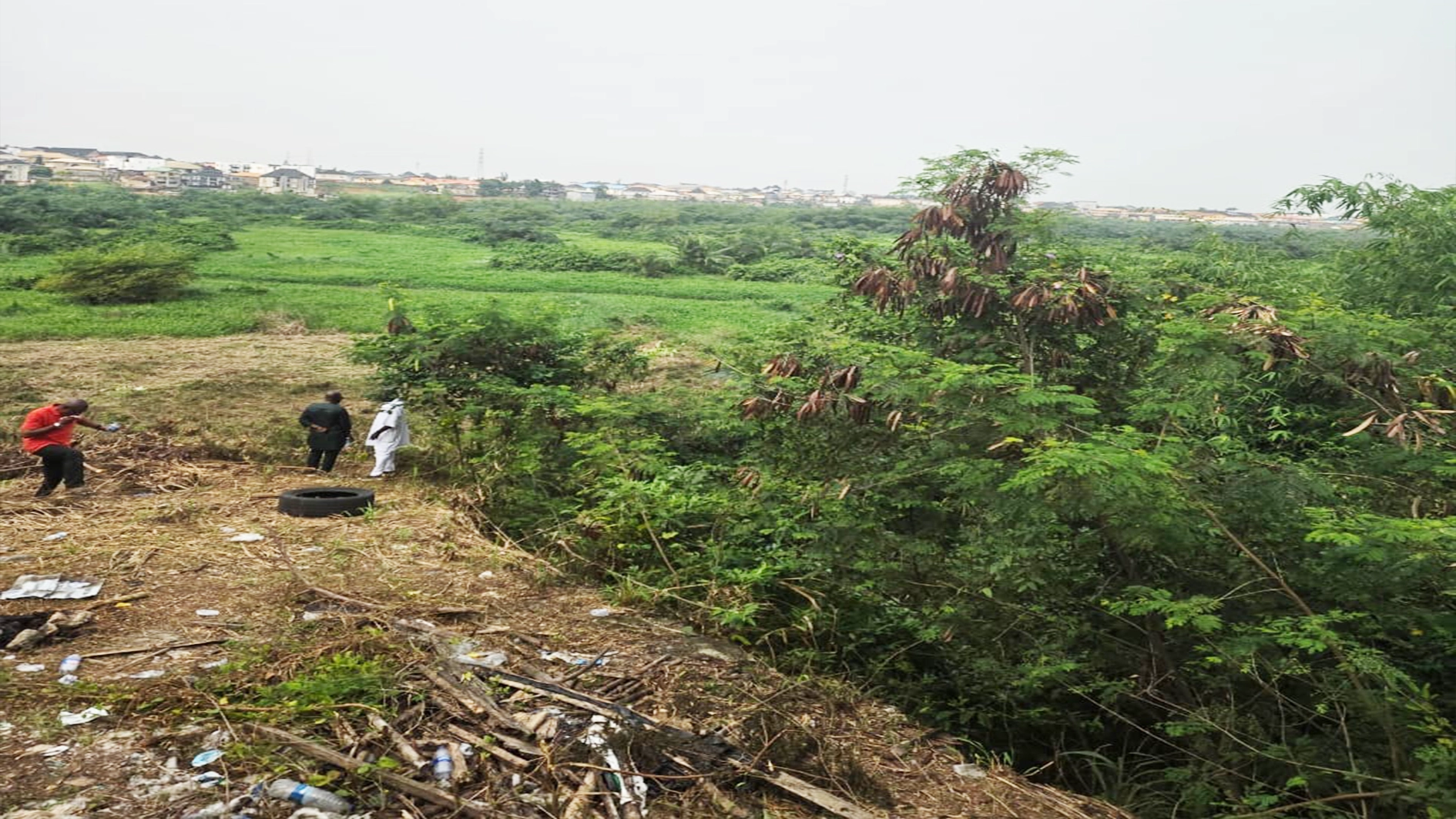 The  land  located at Shangisha Magodo GRA phase 2.