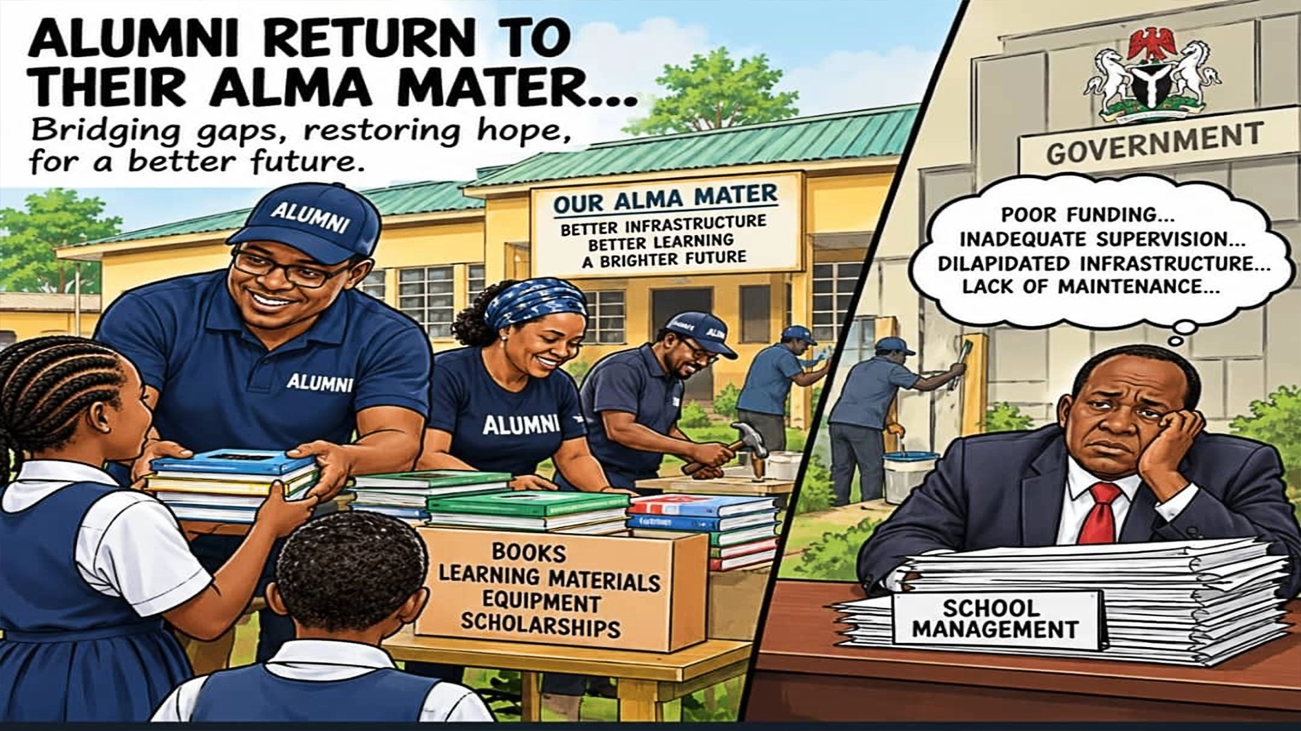 Public schools, private lifelines… Alumni interventions expose poor ...