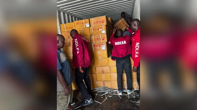 NDLEA officers during the operation.