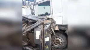 Scene of the incident yesterday