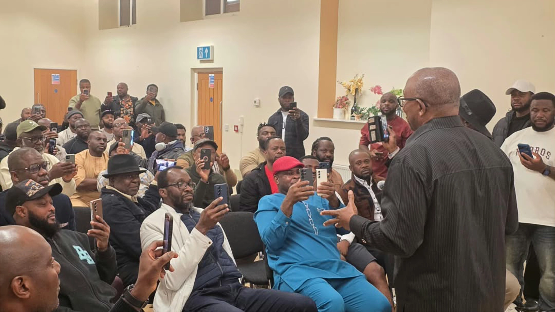 Obi Meets Nigerians in Birmingham