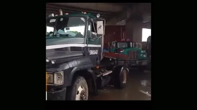Scene of the accident yesterday