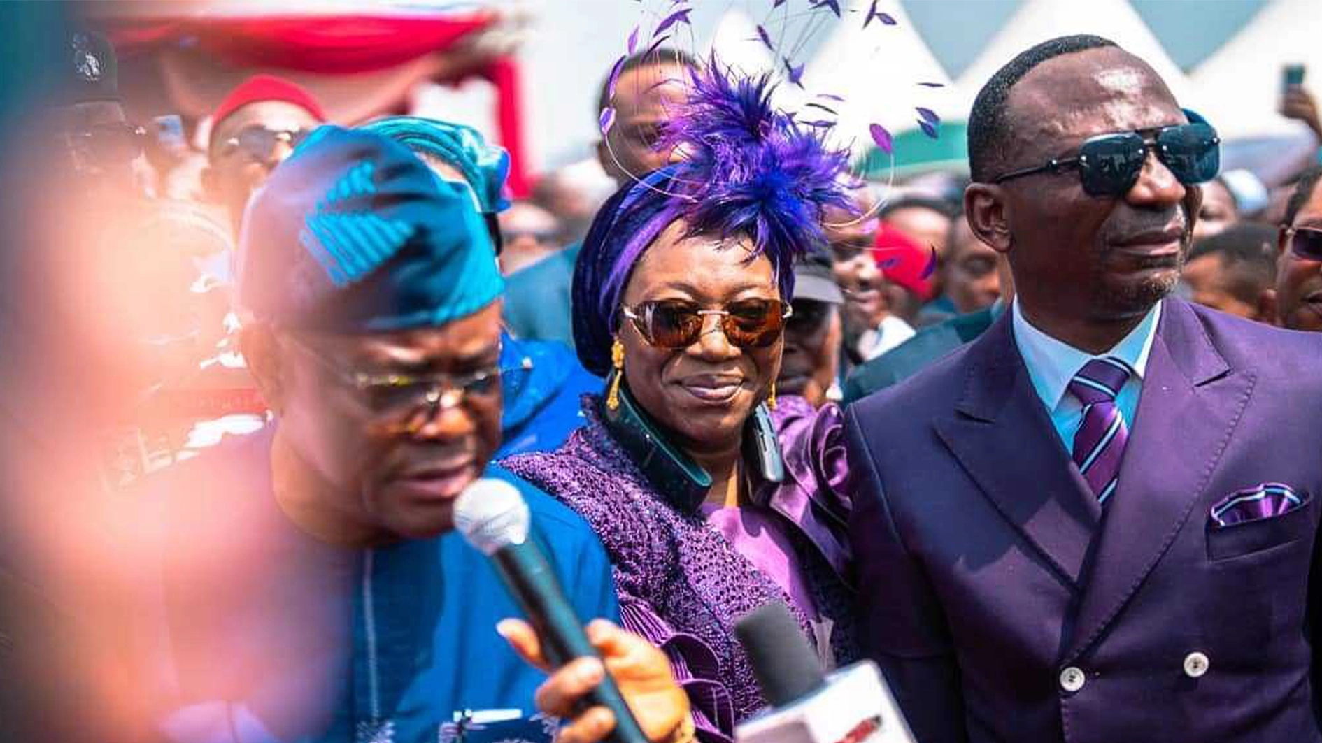 Nyesom Wike commissioned a pedestrian bridge constructed by the Dunamis International Gospel Centre